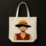 The "Luffy Serious Mode" One Piece | Premium Off-White Canvas Tote bag