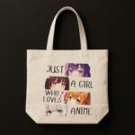 The "Just A Girl Who Loves Anime" Otaku | Premium Off-White Canvas Tote bag
