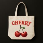 The "Cherry on Top" Vanilla Edition | Premium Off-White Canvas Tote bag