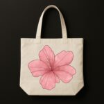 The "Pink Bloom" Soft Edition | Premium Off-White Canvas  Tote bag