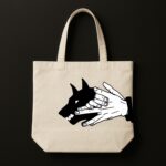 The "Divine Dog" Shadow Jujutsu Kaisen Edition | Premium Off-White Canvas Tote bag