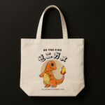 The "Choose Fire" Charmander Edition | Premium Off-White Canvas Tote bag