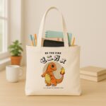 The "Choose Fire" Charmander Edition | Premium Off-White Canvas Tote bag - Image 3